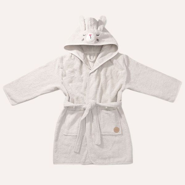 PEIGNOIR ENFANT LAPIN «LAPI» | 98 - 104 CM | 3 - 4 ANS | BEIGE