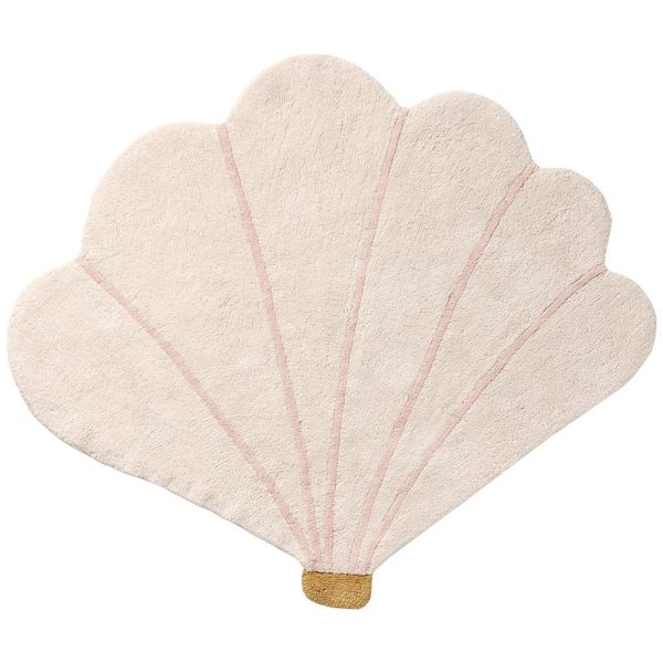 tapis enfant coquillage lavable 95x110 Petite Amélie