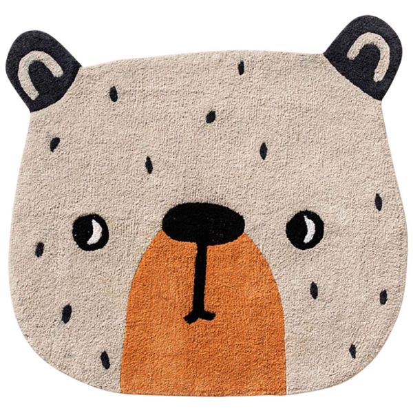 tapis enfant ours lavable chambre petit garcon