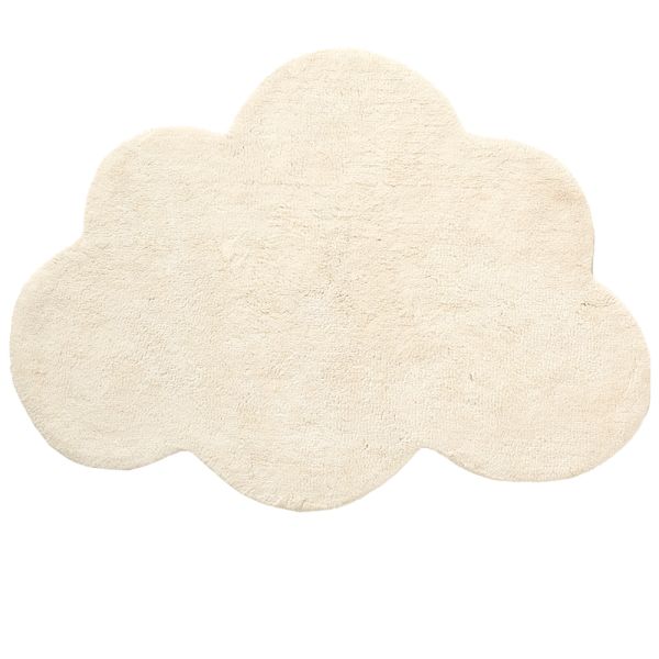 TAPIS NUAGE 80 x 110 CM LAVABLE | BLANC CASSÉ