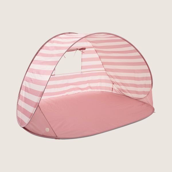 Tente de plage bebe rose legere et pliable par Petite Amélie