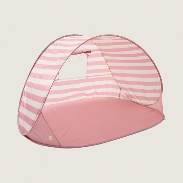 Tente de plage bebe rose legere et pliable par Petite Amélie