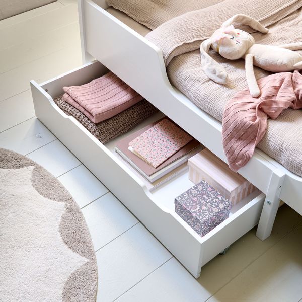 TIROIR POUR LIT ENFANT «BRUME» | BLANC
