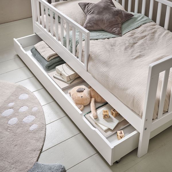 Lit + matelas - Lit enfant Cars 2 tiroirs de rangement - matelas 70*140cm