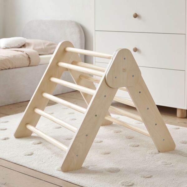 Triangle d’escalade Montessori | Naturel