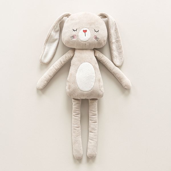 Doudou - peluche animal lapin «Lapi» | beige | 50cm