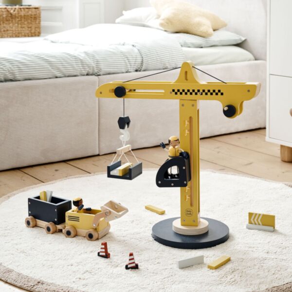 Grue enfant incl. accessoires | Jaune