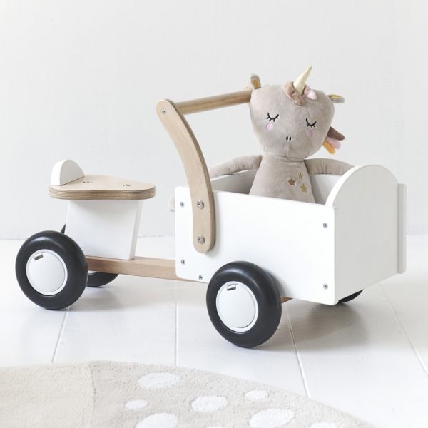 VÉLO PORTEUR BÉBÉ «AMSTERDAM» | BLANC