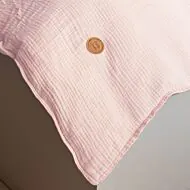 Parure Lit Bébé 100% Coton – Couette Matelassée 150x120 Cm + Oreiller Plat Baby Comfort