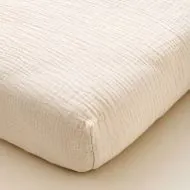 2 Draps Housses Couffin Babyprem - Coton 100% - 67x30cm - Lavable Machine - Blanc/Crème/Bleu/Rose
