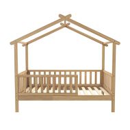 Lit cabane pour enfant en bois naturel ✔️ Petite Amélie