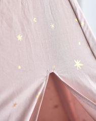 Tipi rose imprimé étoiles pour enfant ✔️ Petite Amélie