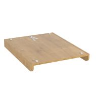 Table à langer Maya en bois pour lit de 120x60 cm ou 140x70 cm, laquée en  blanc avec de la peinture à l'eau