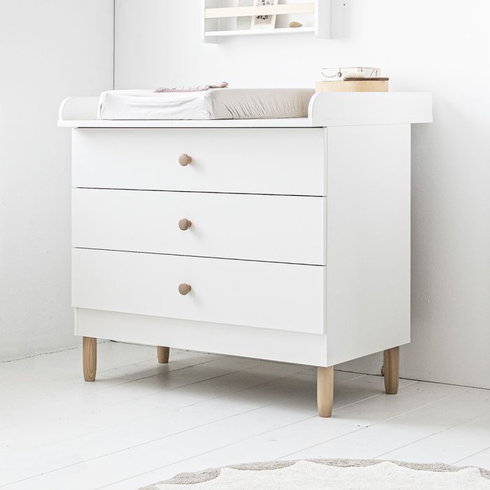 Commode bébé blanche BOCCA | Commodes par Petite Amélie