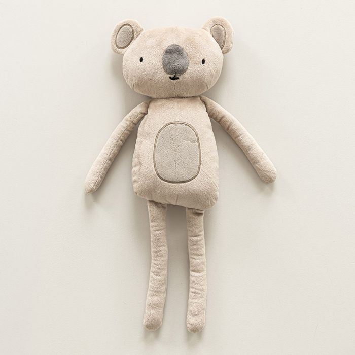 Doudou bébé personnalisé, Koala bleu gris