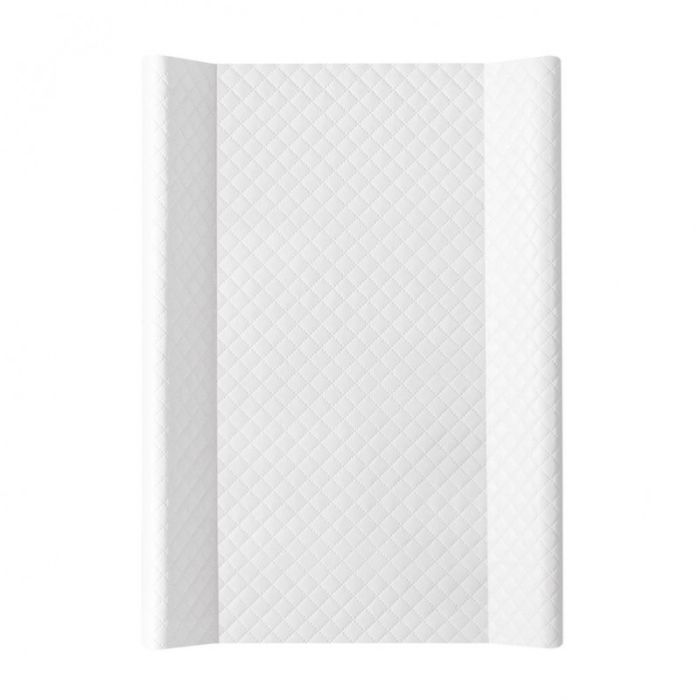 Matelas à Langer Imperméable 50x70 Cm - Coussin De Change Pour Commode, Blanc Avec Ours, Lavable Facilement