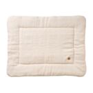 Tapis de parc 75 x 95 cm | Gaze de coton biologique | Beige