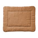 Tapis de parc 75 x 95 cm | Gaze de coton biologique | Caramel