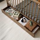 Tiroir lit bébé «Hêtre» rangement | 60 x 120 cm | Cocoa