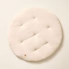 TAPIS DE JEU ROND Ø100 CM| GAZE DE COTON BIOLOGIQUE | BEIGE