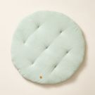 TAPIS DE JEU ROND Ø100 CM| GAZE DE COTON BIOLOGIQUE | VERT