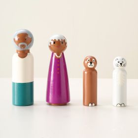 Figurines pour maison de poupées | «Ma Grande Famille Bougainville»