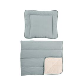 Couette sans housse avec oreiller | 120 x 150 cm | Vert