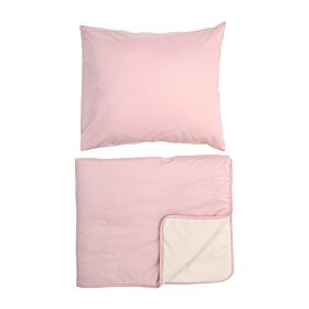 Couette sans housse avec taie d’oreiller | 140 x 200 cm | Rose