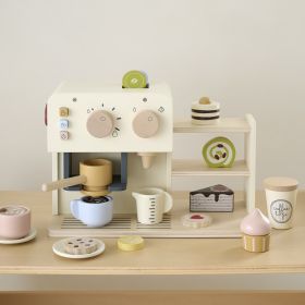 Machine à café en bois «Noisette» | 22 pièces