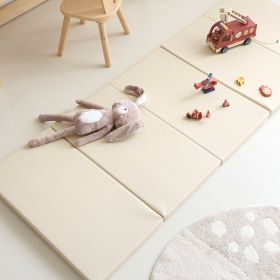 Tapis de gymnastique 200 cm pliable | Beige