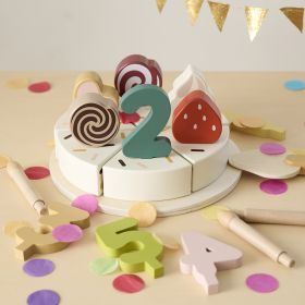 Gateau d'anniversaire en bois​ | 23 pièces