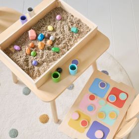 BOÎTE SENSORIELLE «NUANCE» |INCL. JEU DE MÉMOIRE ET DE TRI DES COULEURS | MULTICOLORE