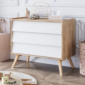 Commode bébé «Vintage» - Blanche