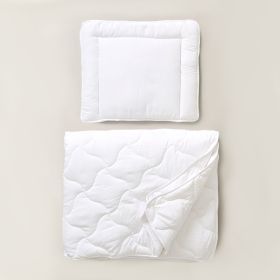 ENSEMBLE COUETTE ET OREILLER ANTI-ALLERGIQUE POUR ENFANTS 4 SAISONS | 120 X 150 CM