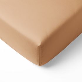 DRAP HOUSSE JERSEY 60 X 120 CM - COTON BIOLOGIQUE | CARAMEL