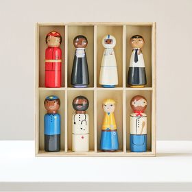 FIGURINES MÉTIERS EN BOIS | «Petits Héros»