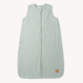 GIGOTEUSE 3-6 MOIS EN GAZE DE COTON SANS MANCHES | VERT | 70 CM