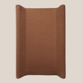 HOUSSE DE MATELAS À LANGER TRICOTÉE 50 X 70 CM | CAMEL