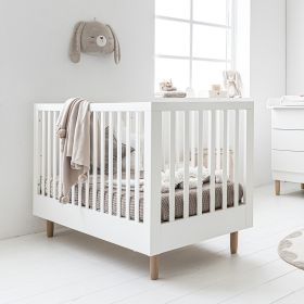 Lit bébé évolutif blanc 70X140 
