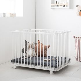 Parc bébé bois 75x100 cm 