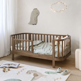Lit enfant ovale «Cocoon» | 70 x 140 cm | Cocoa