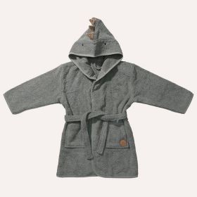 PEIGNOIR ENFANT «DINO» | 98 - 104 CM | 3 - 4 ANS | VERT