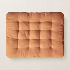 TAPIS DE JEU POUR BÉBÉ 85 X 110 CM | CARAMEL | GAZE DE COTON BIOLOGIQUE | BISCUIT