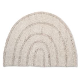 Tapis enfant lavable Arc-en-ciel | 78x110 cm | Beige