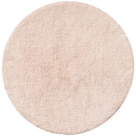 Tapis rond lavable chambre enfant «CERCLE» Ø120 cm | Rose 