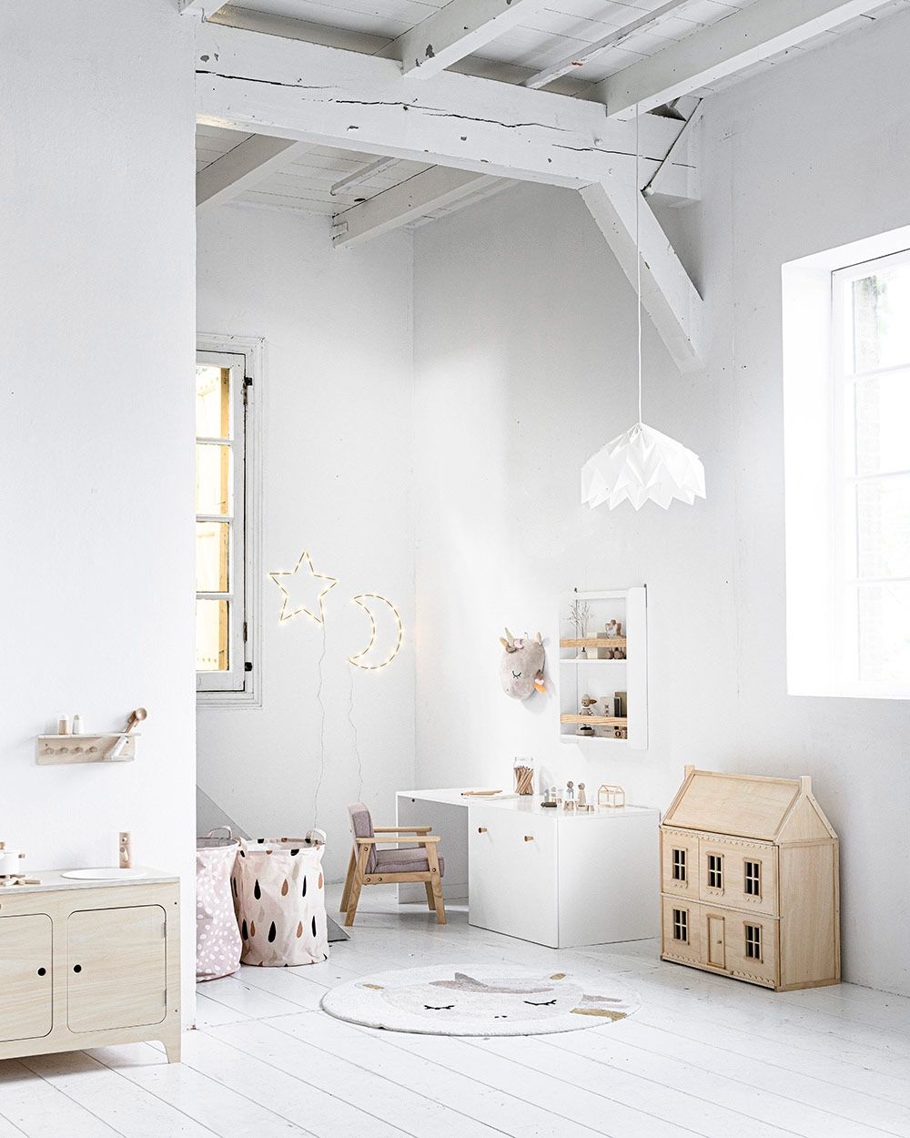 Maisons pour mini-poupées Vobajf Meubles DIY Dollhouse Miniature Maison