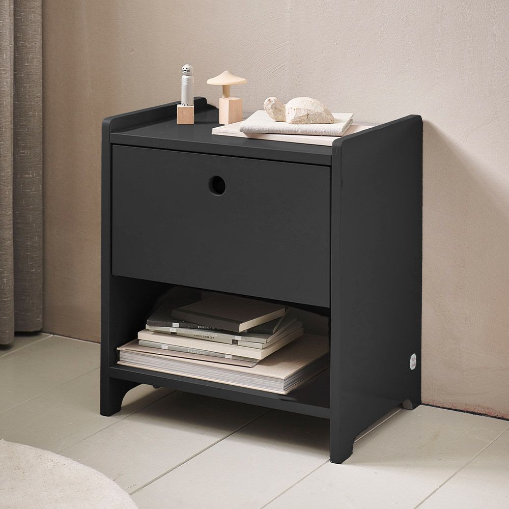 Mini Table De Chevet 1:12 En Bois – Meuble Poupée – Chambre Miniature – Décoration 5,3 X 4,1 X 6,6 Cm