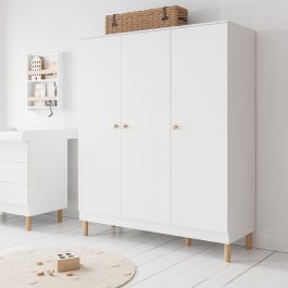 ARMOIRE 3 PORTES «BOCCA» | BLANC