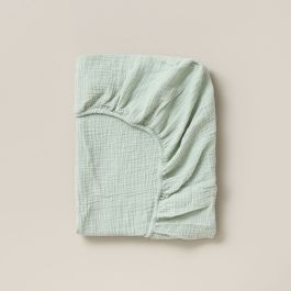 Draps-housses pour lit bébé en gaze de coton ✔️ Petite Amélie