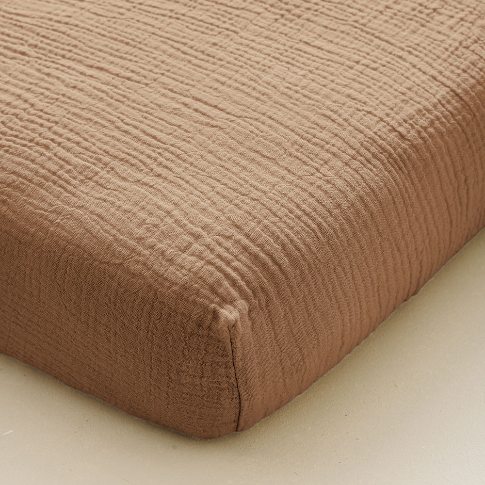 Lot 3 Pièces Draps Housses Cododo Bébé - 2 Draps Housse Coton 100% 83x50cm + 1 Housse Matelas Imperméable - Respirant Et Lavable (Gris/Pois) Niimo
